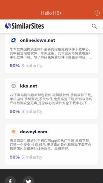SimilarSites(网站搜索工具) SimilarSites(网站搜索工具)